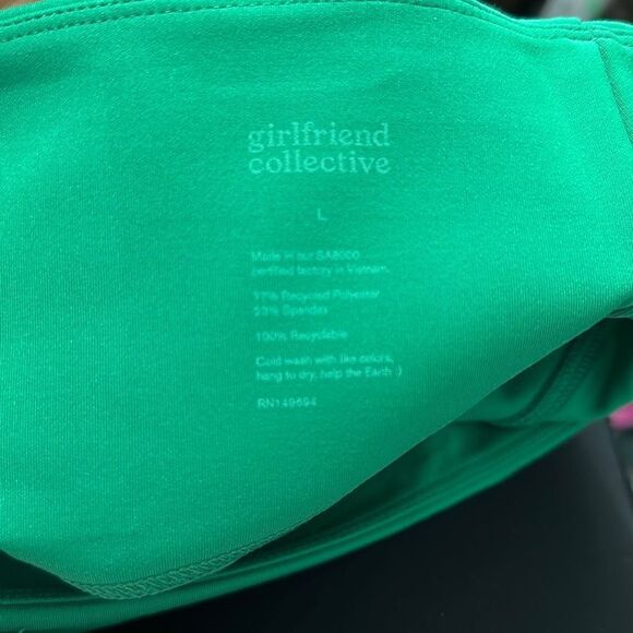 Girlfriend Collective Emerald Green Leggings Sz L NWT - Picture 5 of 8